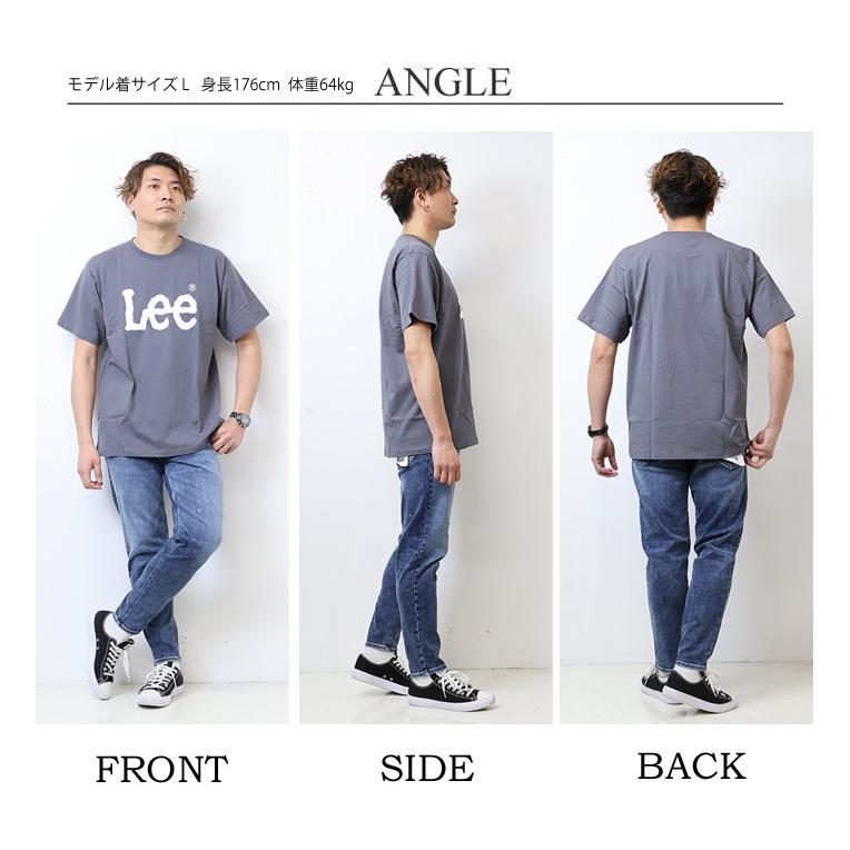 大きいサイズ Lee リー ロゴプリント 半袖 Tシャツ メンズ レディース ユニセックス ロゴTシャツ プリント 送料無料 LT3072 | Lee | 15