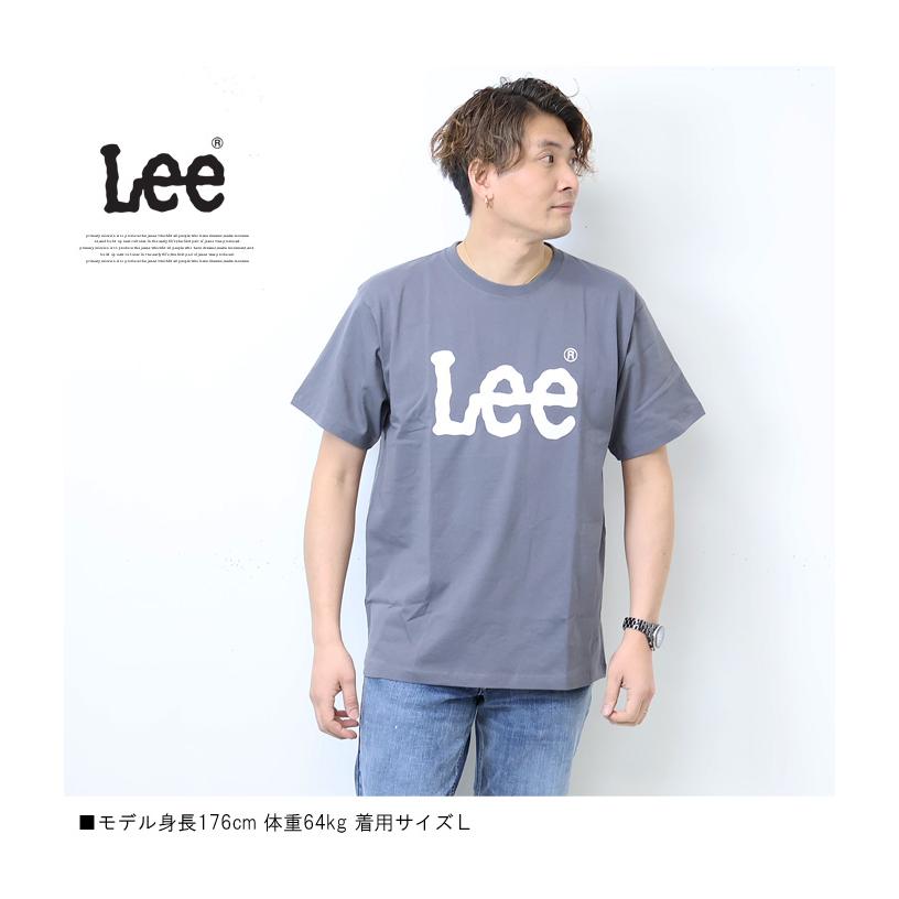 大きいサイズ Lee リー ロゴプリント 半袖 Tシャツ メンズ レディース ユニセックス ロゴTシャツ プリント 送料無料 LT3072 | Lee | 08