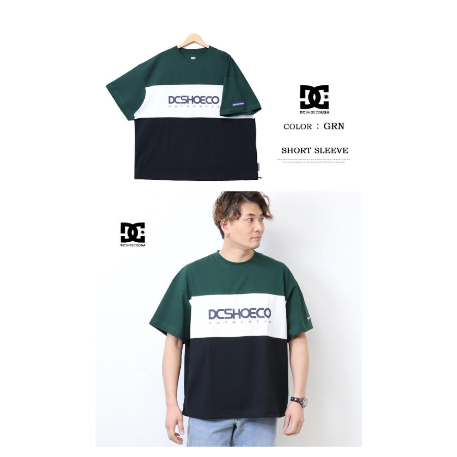DC SHOES ディーシーシュー 切り替え オーバーサイズ 半袖 Tシャツ ドロップショルダー ビッグシルエット ユニセックス DST231041 | DC SHOES | 05
