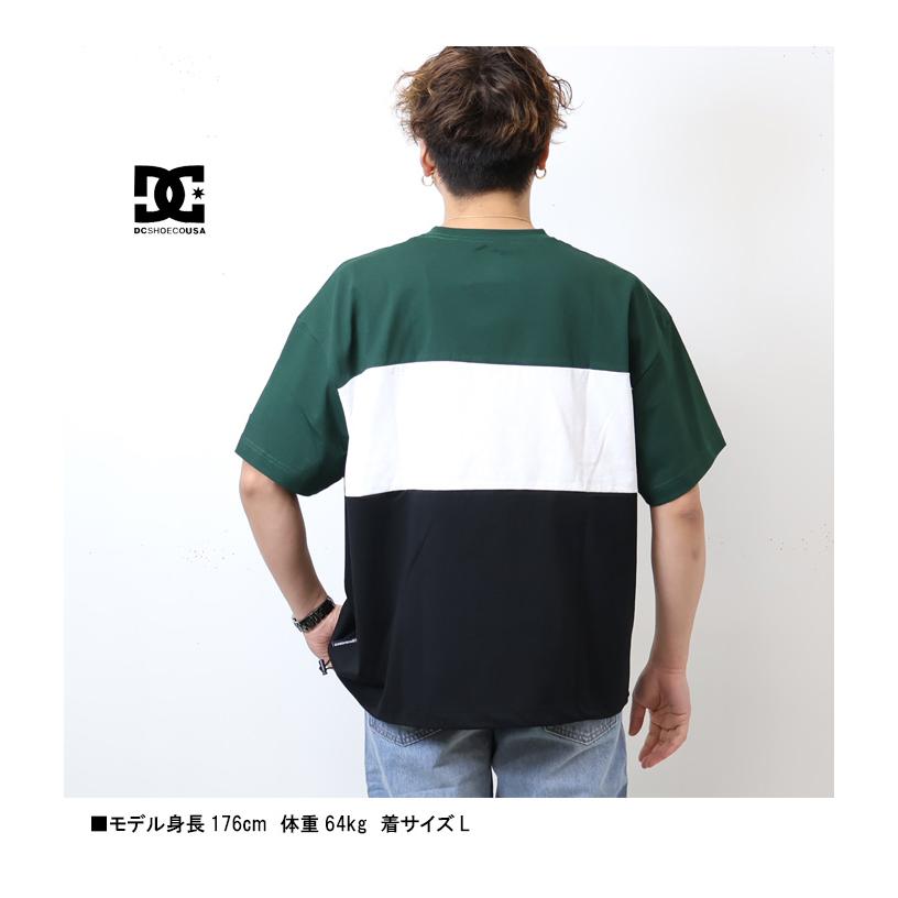 DC SHOES ディーシーシュー 切り替え オーバーサイズ 半袖 Tシャツ ドロップショルダー ビッグシルエット ユニセックス DST231041 | DC SHOES | 06