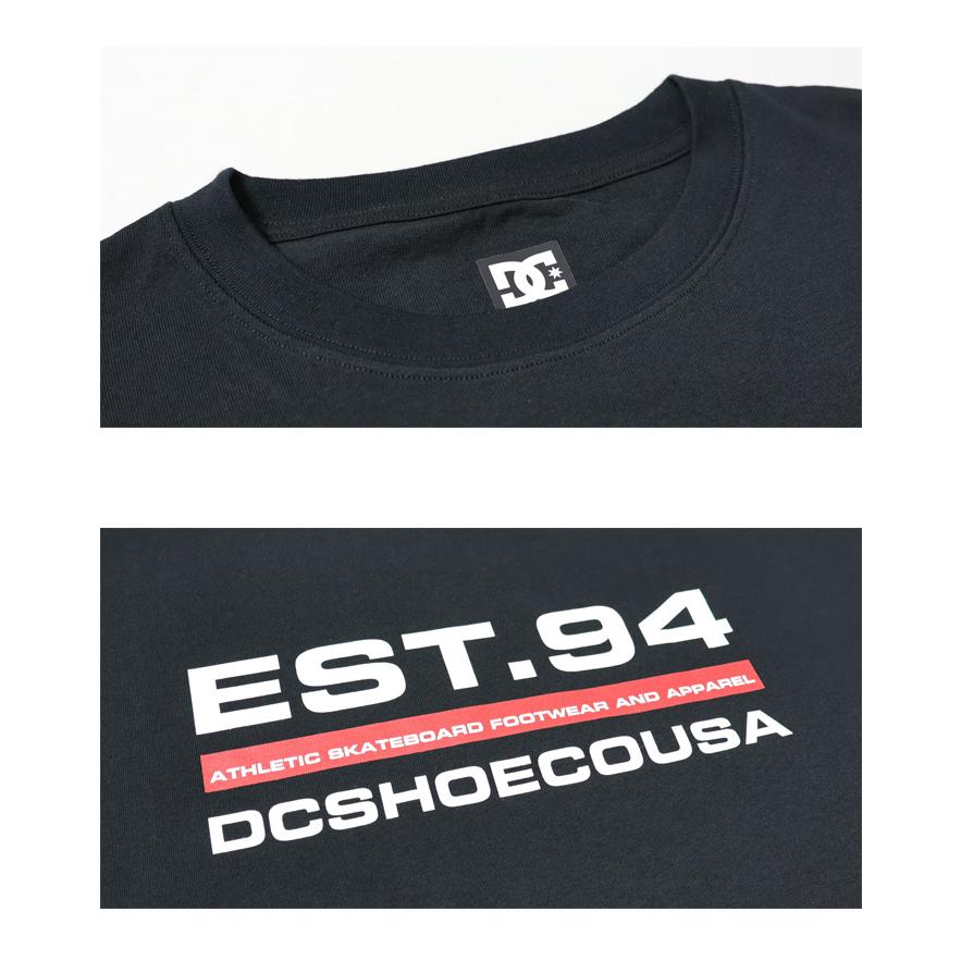 DC SHOES ディーシーシュー EST94ロゴ オーバーサイズ 半袖 Tシャツ ドロップショルダー ビッグシルエット ユニセックス DST231044 | DC SHOES | 10