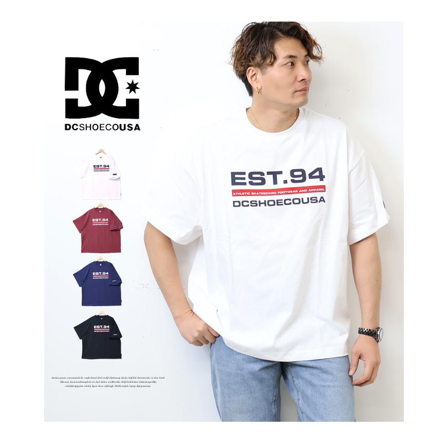 DC SHOES ディーシーシュー EST94ロゴ オーバーサイズ 半袖 Tシャツ ドロップショルダー ビッグシルエット ユニセックス DST231044 | DC SHOES | 01