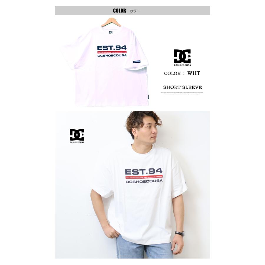 DC SHOES ディーシーシュー EST94ロゴ オーバーサイズ 半袖 Tシャツ ドロップショルダー ビッグシルエット ユニセックス DST231044 | DC SHOES | 03