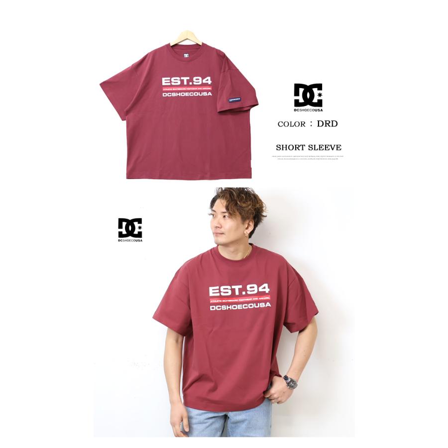 DC SHOES ディーシーシュー EST94ロゴ オーバーサイズ 半袖 Tシャツ ドロップショルダー ビッグシルエット ユニセックス DST231044 | DC SHOES | 04