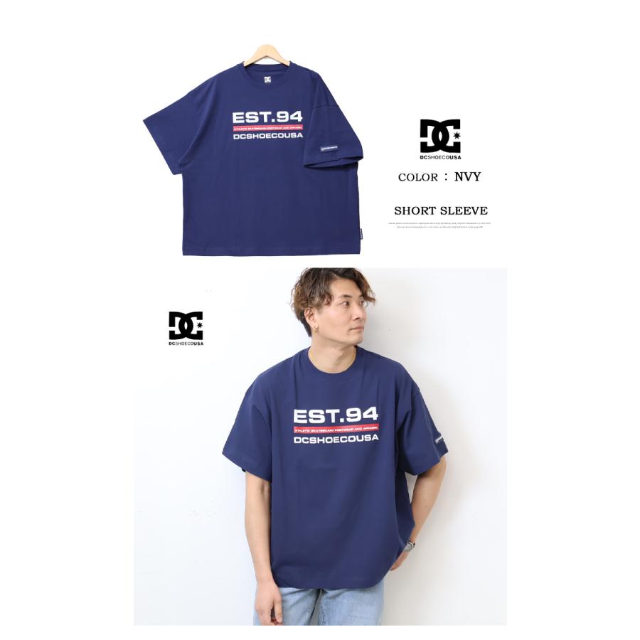 DC SHOES ディーシーシュー EST94ロゴ オーバーサイズ 半袖 Tシャツ ドロップショルダー ビッグシルエット ユニセックス DST231044 | DC SHOES | 05