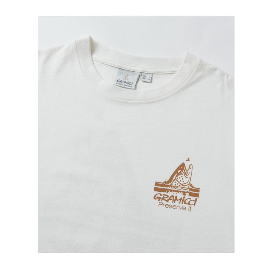 GRAMICCI グラミチ TROUT TEE トラウトTシャツ 半袖Tシャツ 半Ｔ メンズ レディース ユニセックス 送料無料 G3SU-T050｜rexone｜08