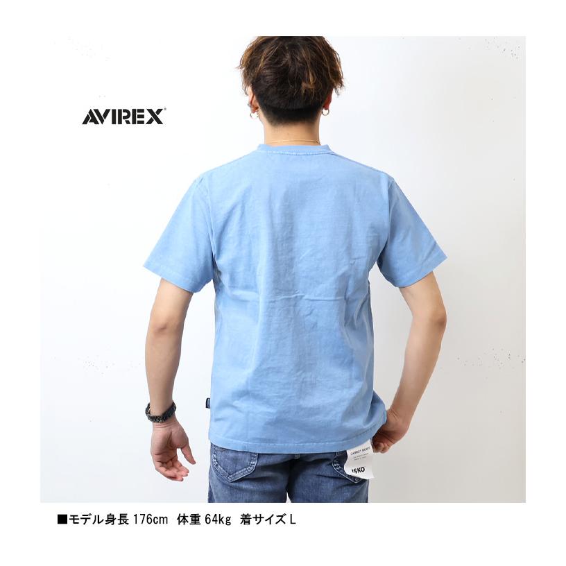 AVIREX（アヴィレックス） フェードウォッシュ ピグメント加工 Tシャツ