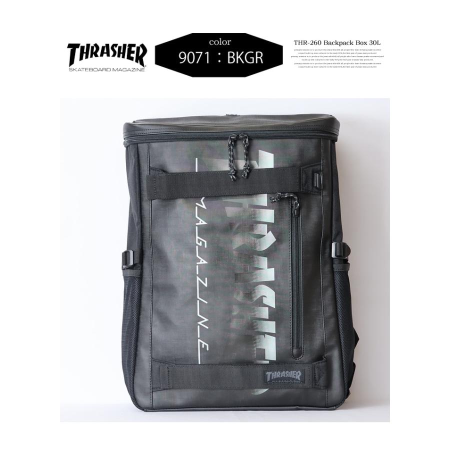 バイタルジャパン デイパック・バックパック THRASHER BOXリュック  30L  ブラック THRASHER（スラッシャー） バックパック ボックス 30L スクエア