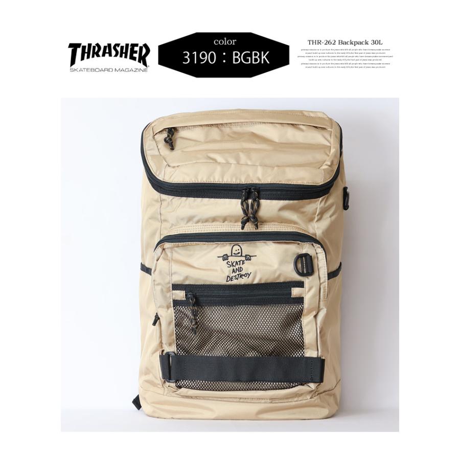 THRASHER スラッシャー バックパック 30L GONZ スクエアリュック リュックサック デイパック メンズ レディース ユニセックス 送料無料 THR-262 | THRASHER | 05