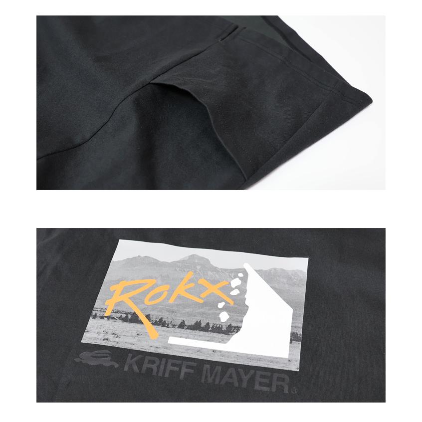 KRIFF MAYER クリフメイヤー ROKX ロックス コラボクールタフT ロゴ バックプリント 半袖 Tシャツ バックプリント メンズ 接触冷感 涼しい 送料無料 2245104 | KRIFF MAYER | 17