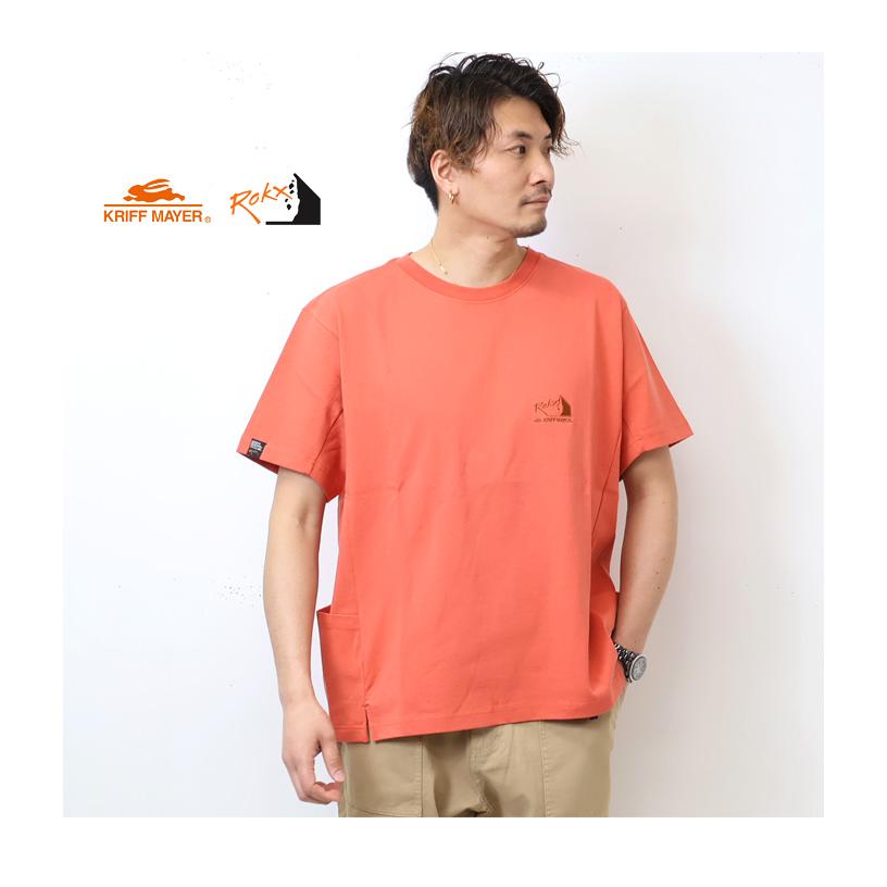 KRIFF MAYER クリフメイヤー ROKX ロックス コラボクールタフT ロゴ バックプリント 半袖 Tシャツ バックプリント メンズ 接触冷感 涼しい 送料無料 2245104 | KRIFF MAYER | 08