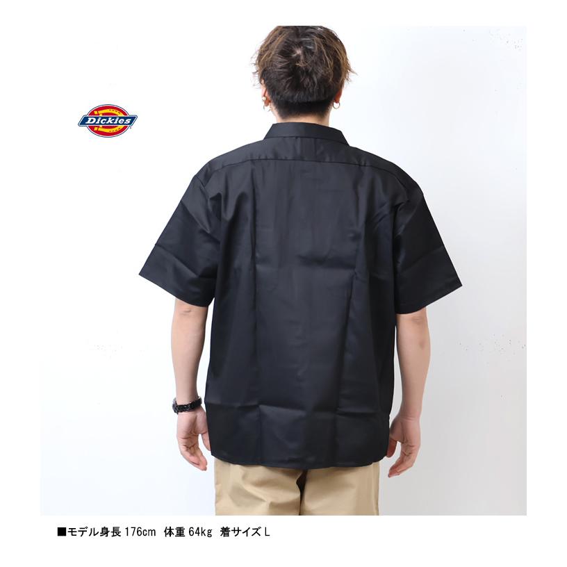 Dickies ディッキーズ 1574 TCツイル 半袖 ワークシャツ ビッグシルエット ビッグシャツ オーバーシャツ ユニセックス 半袖シャツ 送料無料 18453400｜rexone｜11