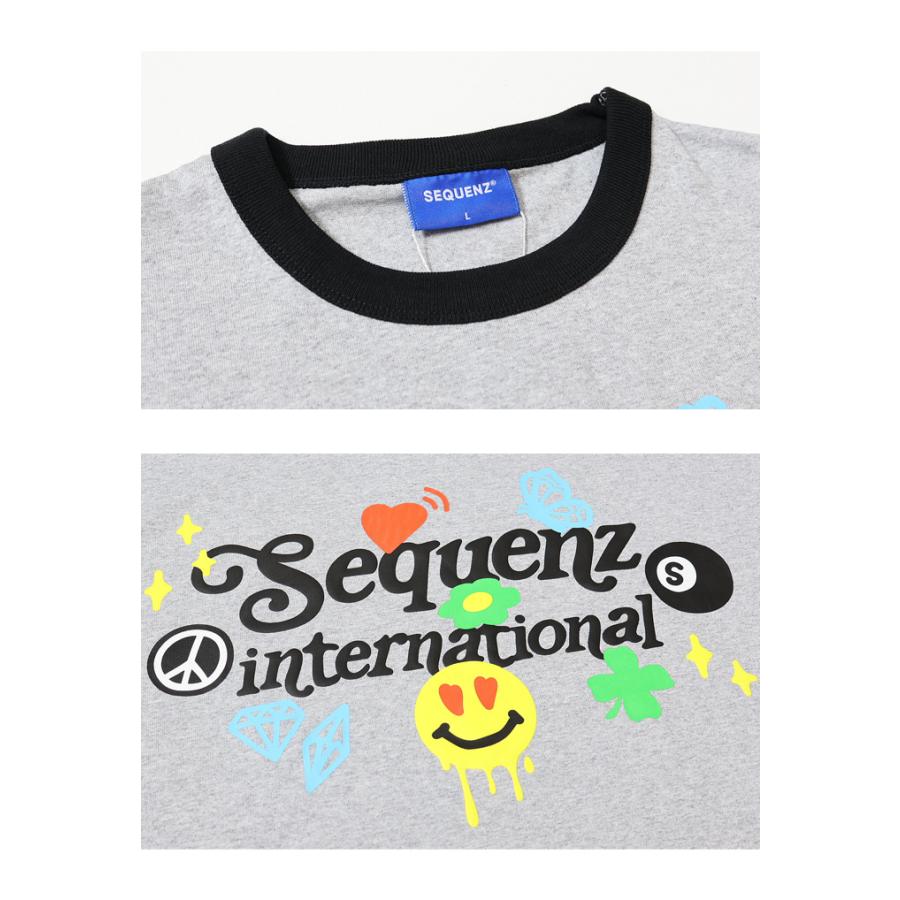 SEQUENZ シークエンズ パラダイスプリント 半袖 Tシャツ 半T メンズ レディース ユニセックス ビッグシルエット プリントTシャツ 23570008 | Prosperity Sequence | 14