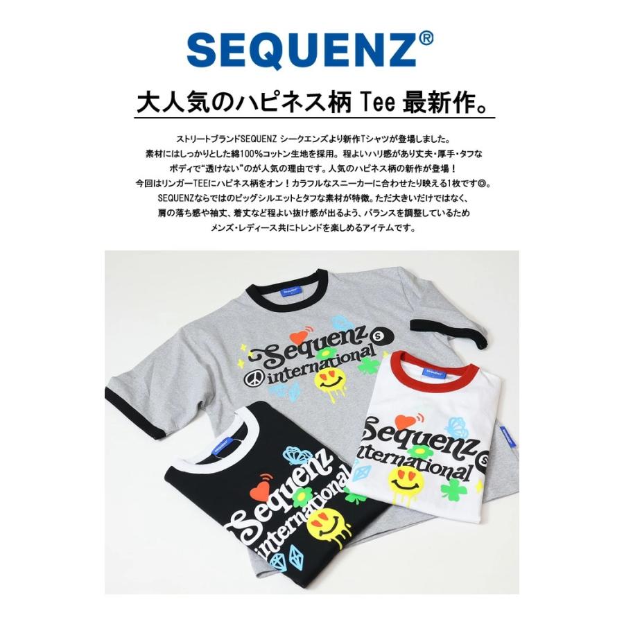 SEQUENZ シークエンズ パラダイスプリント 半袖 Tシャツ 半T メンズ レディース ユニセックス ビッグシルエット プリントTシャツ 23570008 | Prosperity Sequence | 02