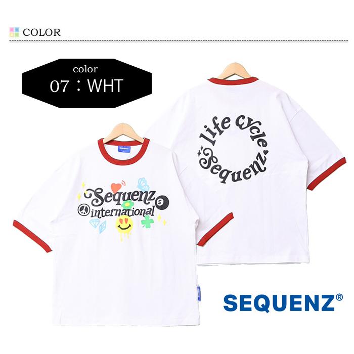 SEQUENZ シークエンズ パラダイスプリント 半袖 Tシャツ 半T メンズ レディース ユニセックス ビッグシルエット プリントTシャツ 23570008 | Prosperity Sequence | 03