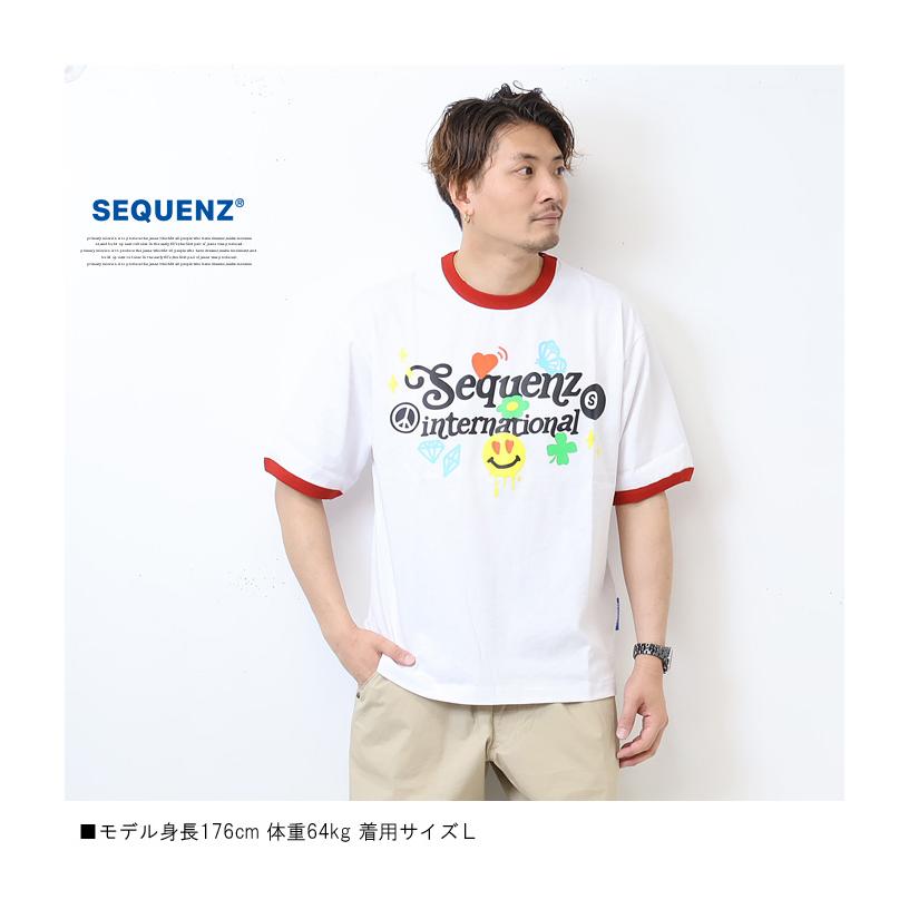 SEQUENZ シークエンズ パラダイスプリント 半袖 Tシャツ 半T メンズ レディース ユニセックス ビッグシルエット プリントTシャツ 23570008 | Prosperity Sequence | 04