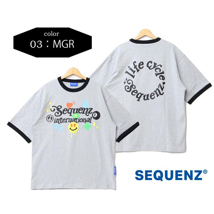 SEQUENZ シークエンズ パラダイスプリント 半袖 Tシャツ 半T メンズ レディース ユニセックス ビッグシルエット プリントTシャツ 23570008 | Prosperity Sequence | 06