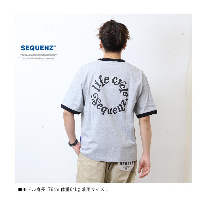 SEQUENZ シークエンズ パラダイスプリント 半袖 Tシャツ 半T メンズ レディース ユニセックス ビッグシルエット プリントTシャツ 23570008 | Prosperity Sequence | 08