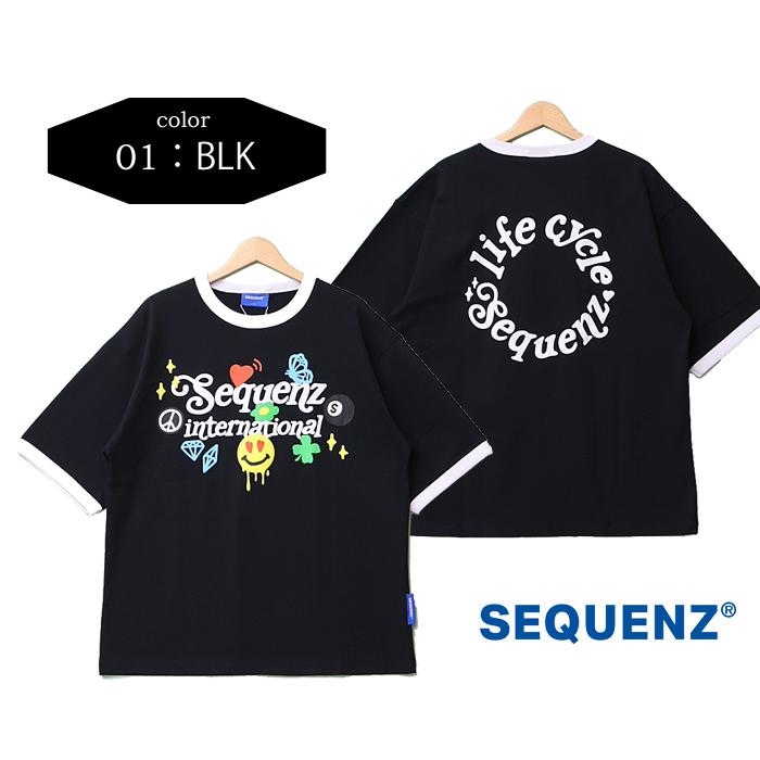 SEQUENZ シークエンズ パラダイスプリント 半袖 Tシャツ 半T メンズ レディース ユニセックス ビッグシルエット プリントTシャツ 23570008 | Prosperity Sequence | 09
