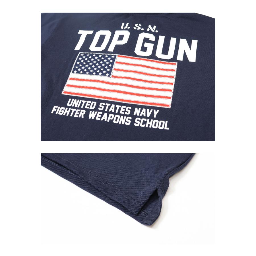 AVIREX SALE セール アヴィレックス 半袖ポロシャツ TOP GUN