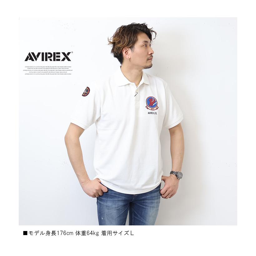 SALE セール AVIREX アヴィレックス 半袖ポロシャツ TOP GUN FLAG トップガン フラッグ メンズ アビレックス 送料無料 783-3136003｜rexone｜05