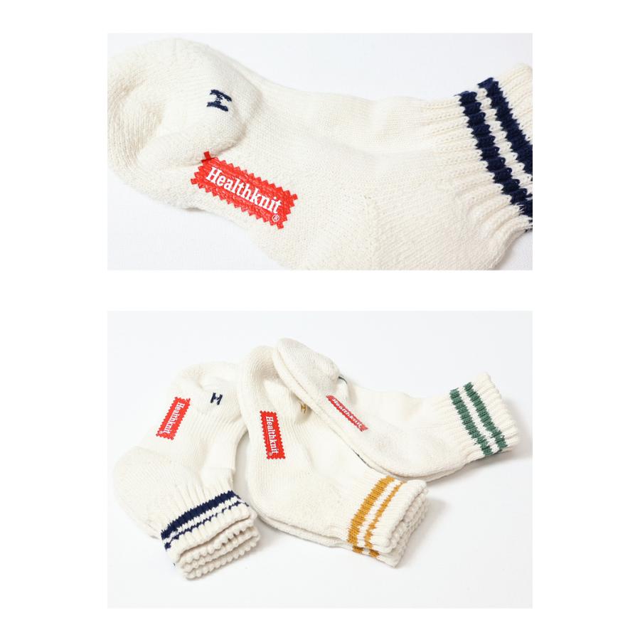 Healthknit（ヘルスニット） キッズ 3P ソックス シンカー 2本ライン