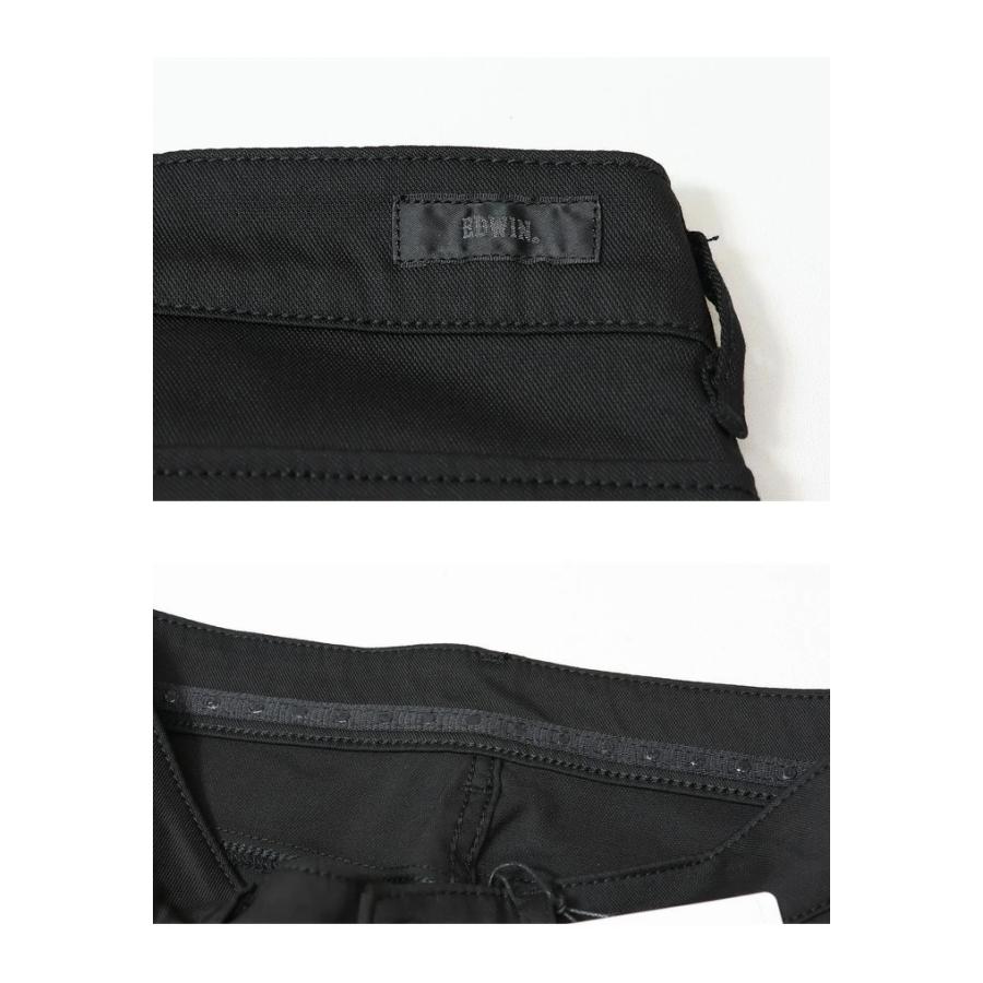 EDWIN エドウィン レディース MEB06S-575 ハタラクロ COOL スキニー 涼しいパンツ パンツ ストレッチ 仕事着 作業着 クール 送料無料 ブラック 黒 | INTERNATIONAL BASIC | 10
