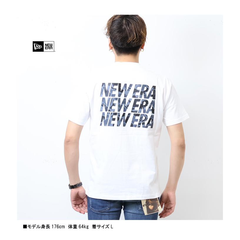 NEW ERA ニューエラ 半袖Tシャツ ダックハンターカモ ワード
