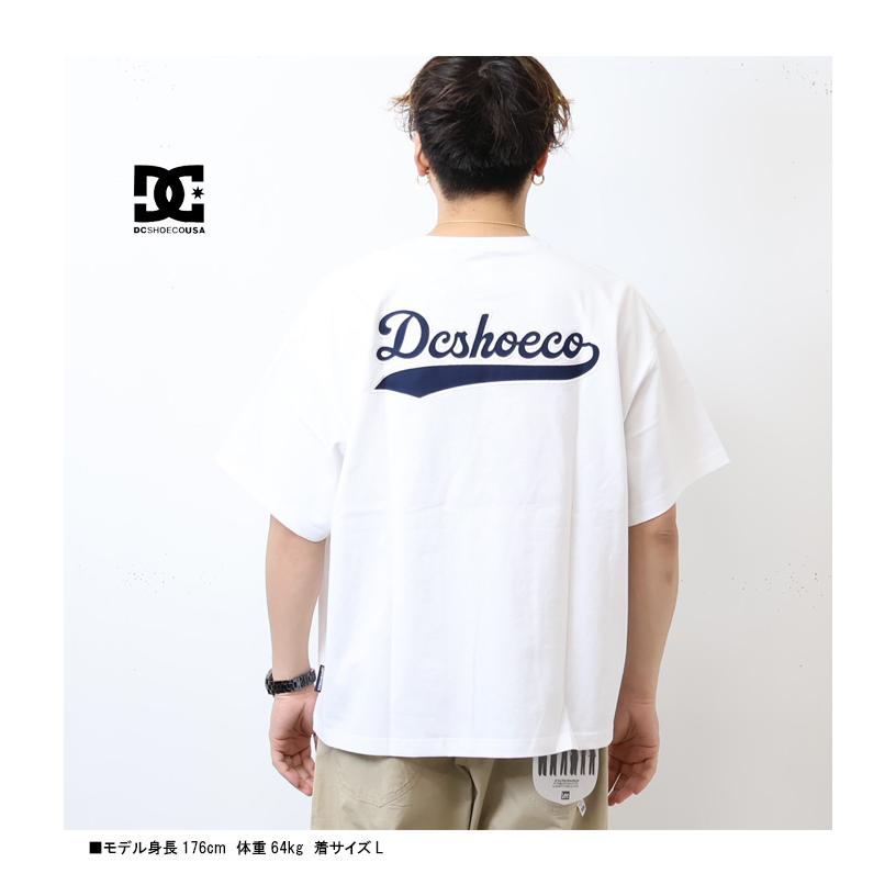 DC SHOES ディーシーシュー ベースボールロゴ オーバーサイズ 半袖 Tシャツ ドロップショルダー ビッグシルエット ユニセックス DST232013 | DC SHOES | 05
