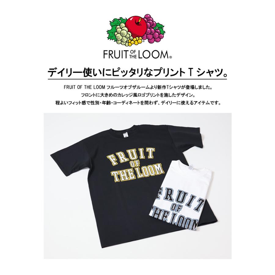 FRUIT OF THE LOOM（フルーツオブザルーム） カレッジプリント 半袖T