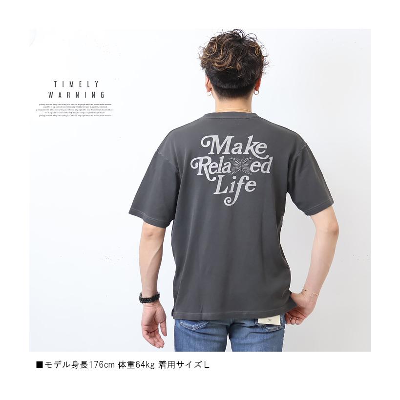 Timely Warning タイムリーワーニング ピグメント プリント 半袖Tシャツ 半T メンズ レディース ユニセックス 23551024 | TIMELY WARNING | 11