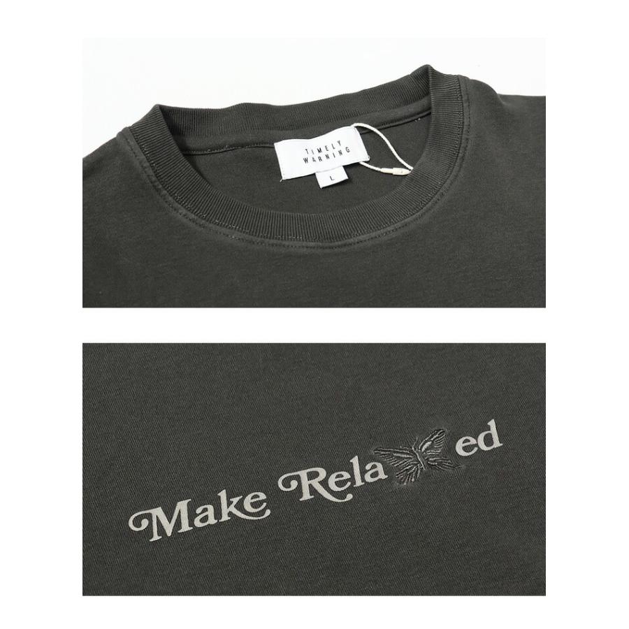 Timely Warning タイムリーワーニング ピグメント プリント 半袖Tシャツ 半T メンズ レディース ユニセックス 23551024 | TIMELY WARNING | 14