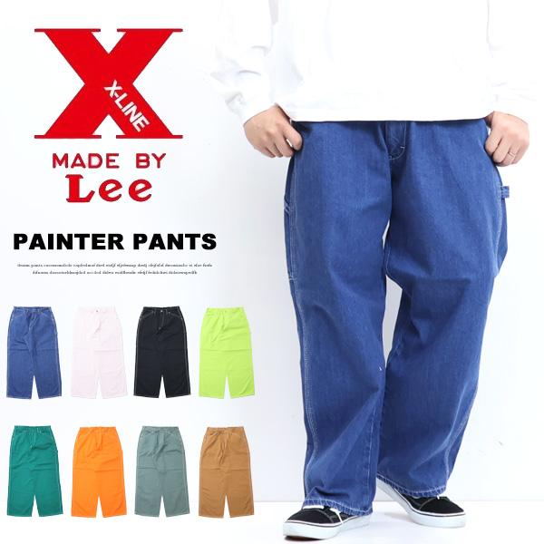 Lee リー X-LINE ルーズ ペインターパンツ ワイドパンツ メンズ