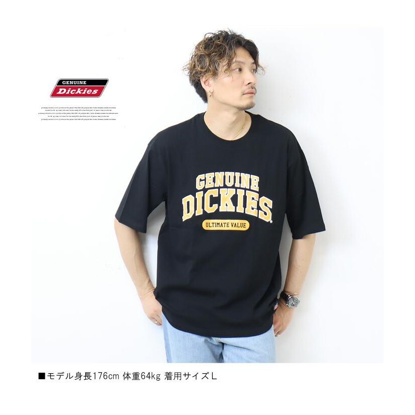 大きいサイズ GENUINE Dickies ジェニュイン ディッキーズ カレッジプリント 半袖Tシャツ 半T ビッグシルエット オーバーサイズ  ユニセックス 3260-3184 | Dickies | 11