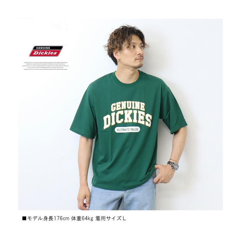 大きいサイズ GENUINE Dickies ジェニュイン ディッキーズ カレッジプリント 半袖Tシャツ 半T ビッグシルエット オーバーサイズ  ユニセックス 3260-3184 | Dickies | 08
