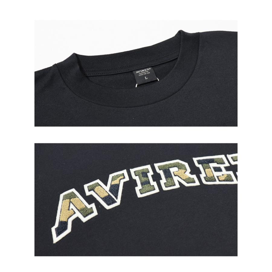 AVIREX 20%OFF SALE セール アヴィレックス シェニールロゴ 長袖 AVIREX 20%OFF SALE セール アヴィレックス シェニールロゴ 長袖
