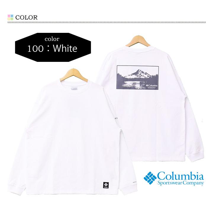 Columbia コロンビア ミラーズクレスト ロングスリーブTシャツ バックプリント 長袖Tシャツ ロンT 長T メンズ 送料無料 PM6812｜rexone｜05