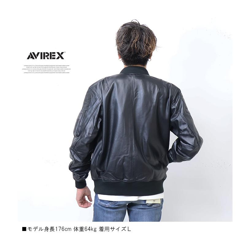 AVIREX アヴィレックス MA-1 レザージャケット トップガン AVIREX アヴィレックス MA-1 レザージャケット トップガン