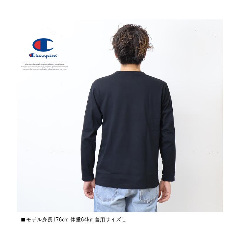 Champion（チャンピオン） ワンポイント 長袖Tシャツ ロンT 長T ロゴ