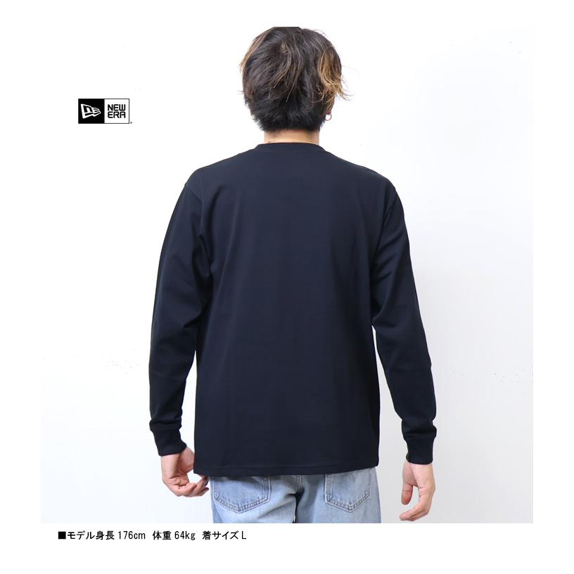 NEW ERA ニューエラ ミニフラッグロゴ 長袖Tシャツ ロンT メンズ NEW ERA ニューエラ ミニフラッグロゴ 長袖Tシャツ ロンT メンズ