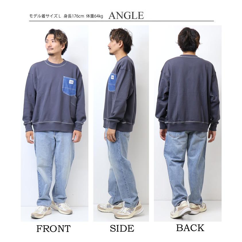 Lee リー ワークポケット スウェットシャツ 裏毛スウェット