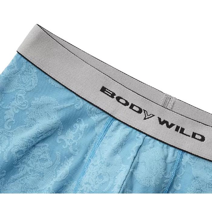 GUNZE グンゼ BODY WILD ボディワイルド ボクサーパンツ ユニコーン柄 前とじ 総柄 アンダーウェア 下着 パンツ 日本製 メンズ BWE110J｜rexone｜05