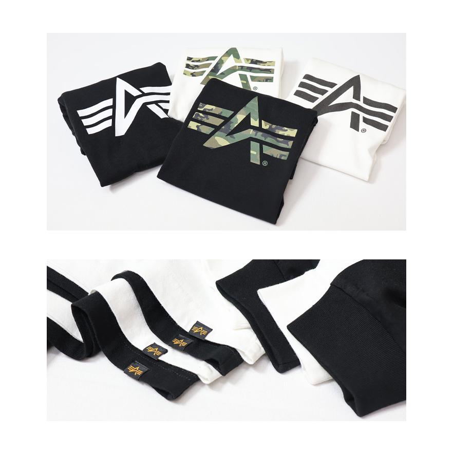 ALPHA INDUSTRIES アルファ インダストリーズ ロゴプリント 長袖 Tシャツ A-MARK プリントTシャツ メンズ 長T ロンＴ 長袖Tシャツ TC1590 | Alpha Industries | 15