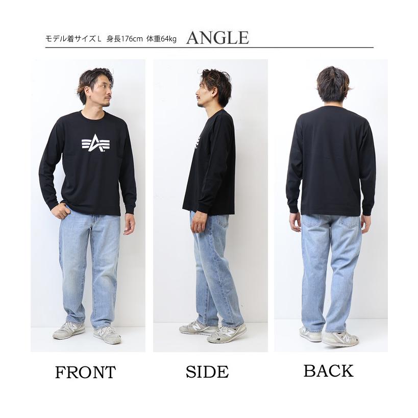 ALPHA INDUSTRIES アルファ インダストリーズ ロゴプリント 長袖 Tシャツ A-MARK プリントTシャツ メンズ 長T ロンＴ 長袖Tシャツ TC1590 | Alpha Industries | 16