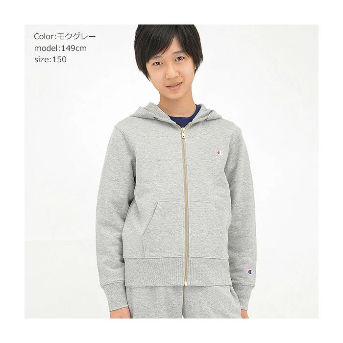 Champion チャンピオン キッズ スウェットジップパーカー 裏毛 Champion チャンピオン キッズ スウェットジップパーカー 裏毛
