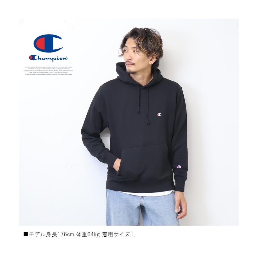 Champion チャンピオン プルオーバー スウェットパーカー 裏毛 プルパーカー ワンポイント フーディ ベーシック 定番 ユニセックス 無地 送料無料 C3-Y136｜rexone｜11