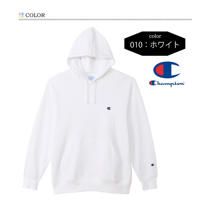 Champion チャンピオン プルオーバー スウェットパーカー 裏毛 プルパーカー ワンポイント フーディ ベーシック 定番 ユニセックス 無地 送料無料 C3-Y136｜rexone｜04