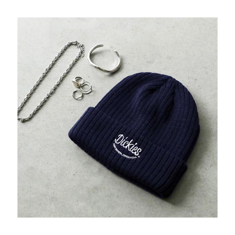 Dickies ディッキーズ ロゴ刺繍 ニットワッチ ニットキャップ ニット帽 メンズ レディース ユニセックス カフニット ビーニー ブランドロゴ 80056200 | Dickies | 03