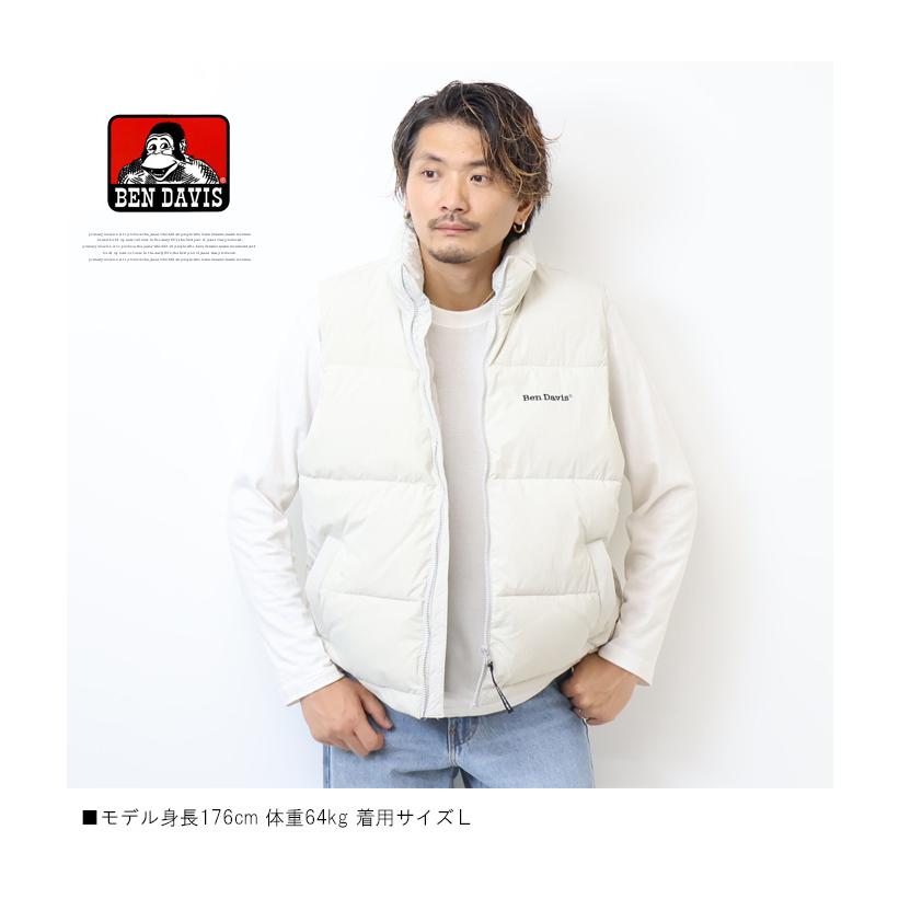 BEN DAVIS ベンデイビス ワンポイント刺繍 フェイクダウン 中綿 BEN DAVIS ベンデイビス ワンポイント刺繍 フェイクダウン 中綿