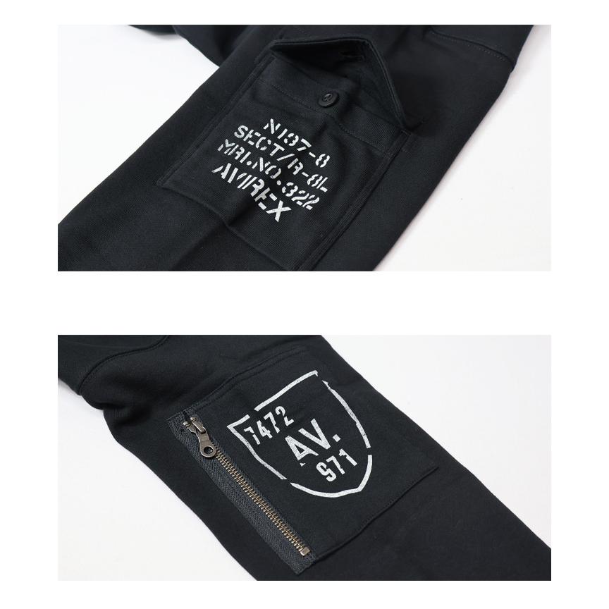 AVIREX（アヴィレックス） ファティーグ クルーネックスウェット 裏毛